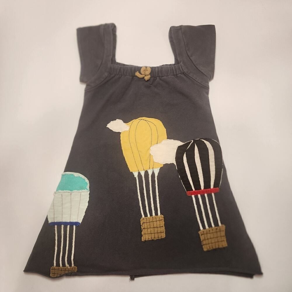 Heel Athens Lab Child Girl's Dress Balloons M Gray